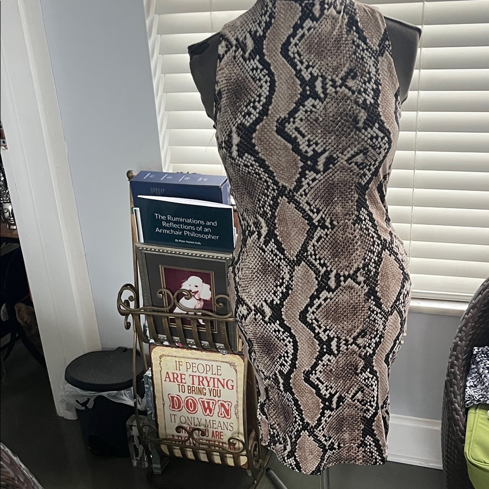 AKIRA Black Midi Dress
